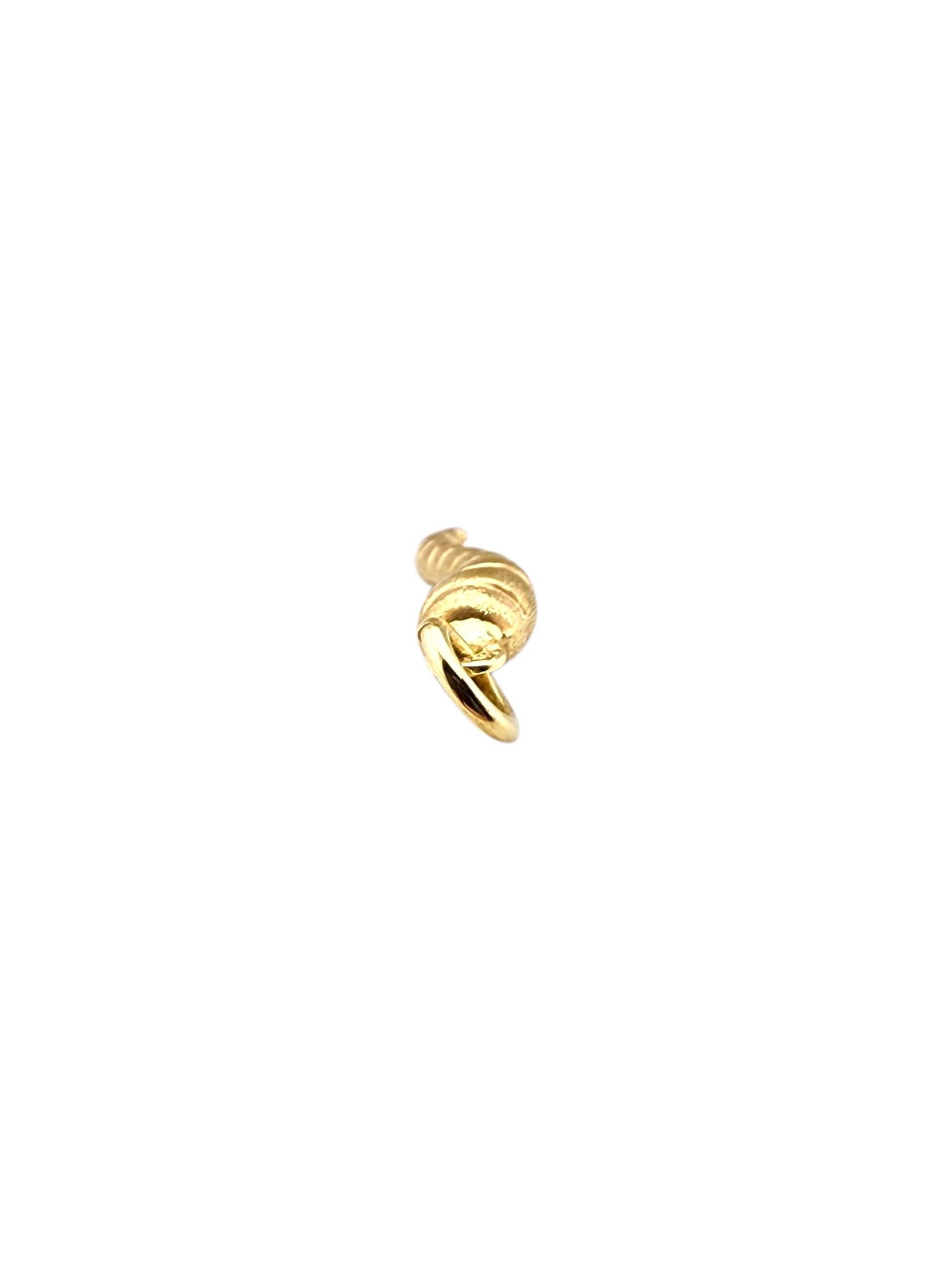 Donna Ciondolo di Horn in oro giallo 14 carati #22800 in vendita