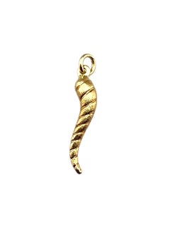 Ciondolo di Horn in oro giallo 14 carati #22800