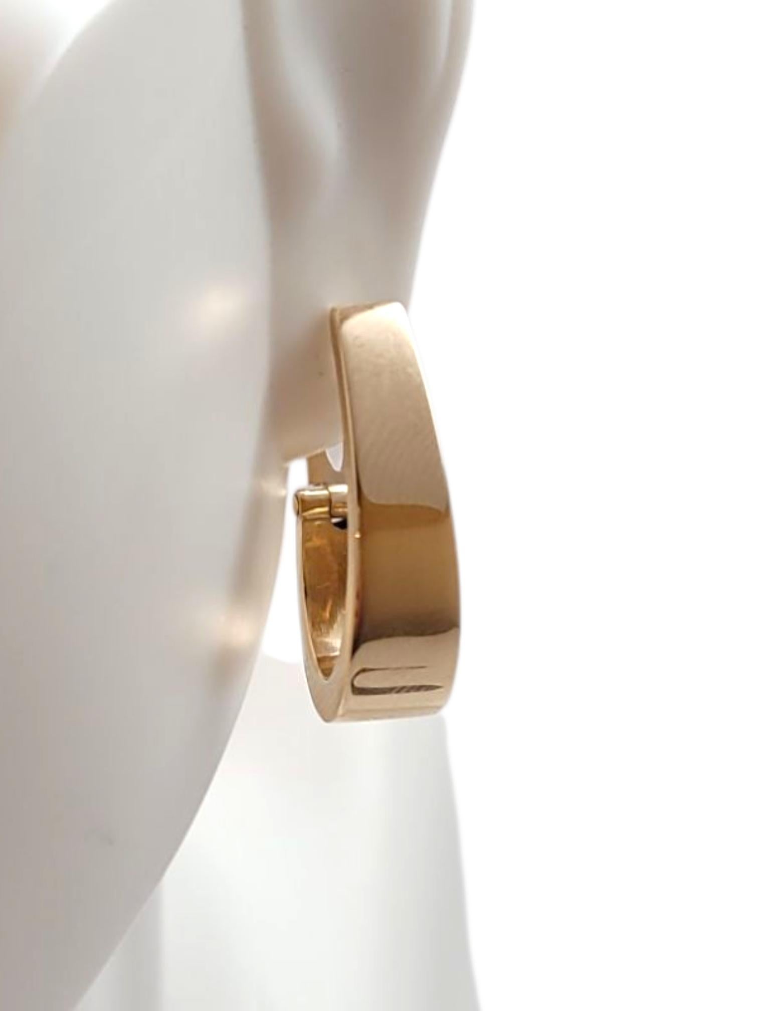 14 Karat Yellow Gold J Hoop Earrings #21930 en venta 5