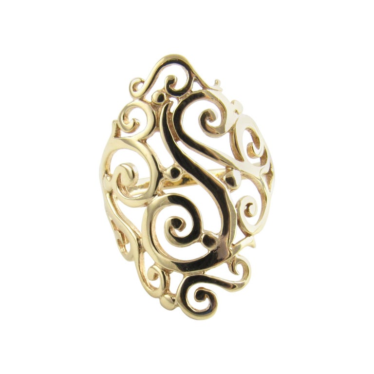 14 Karat Yellow Gold James Avery Ring at 1stDibs james avery gold rings