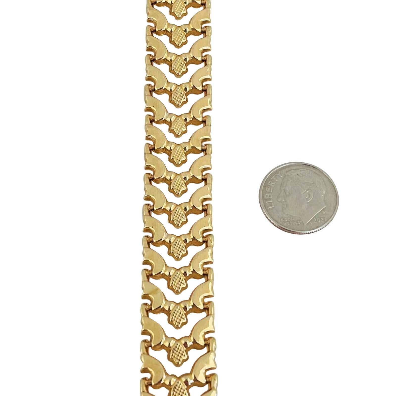 aurafin 14k italy bracelet