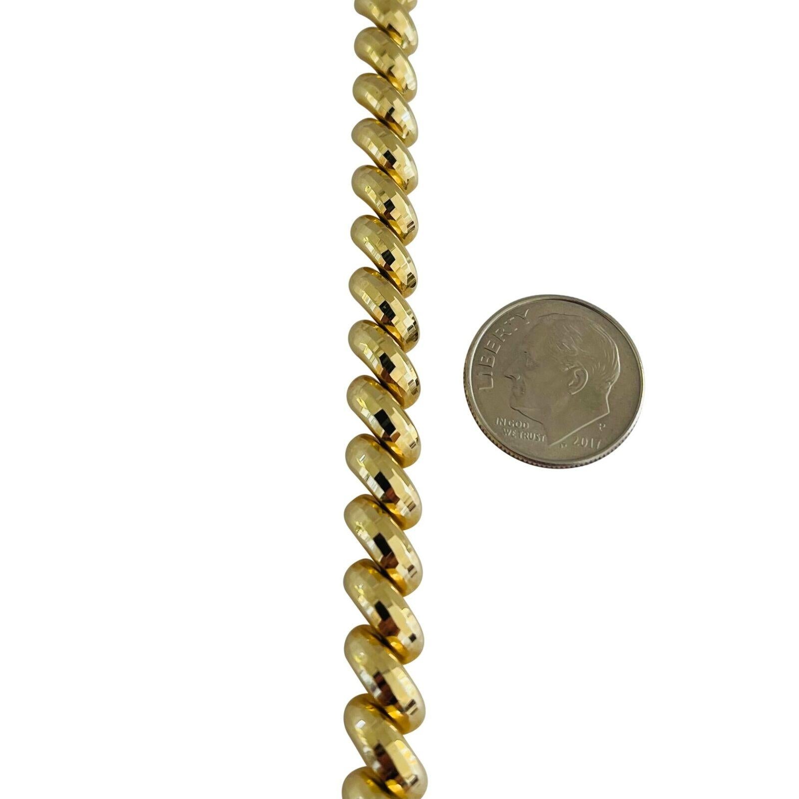 macaroni link bracelet