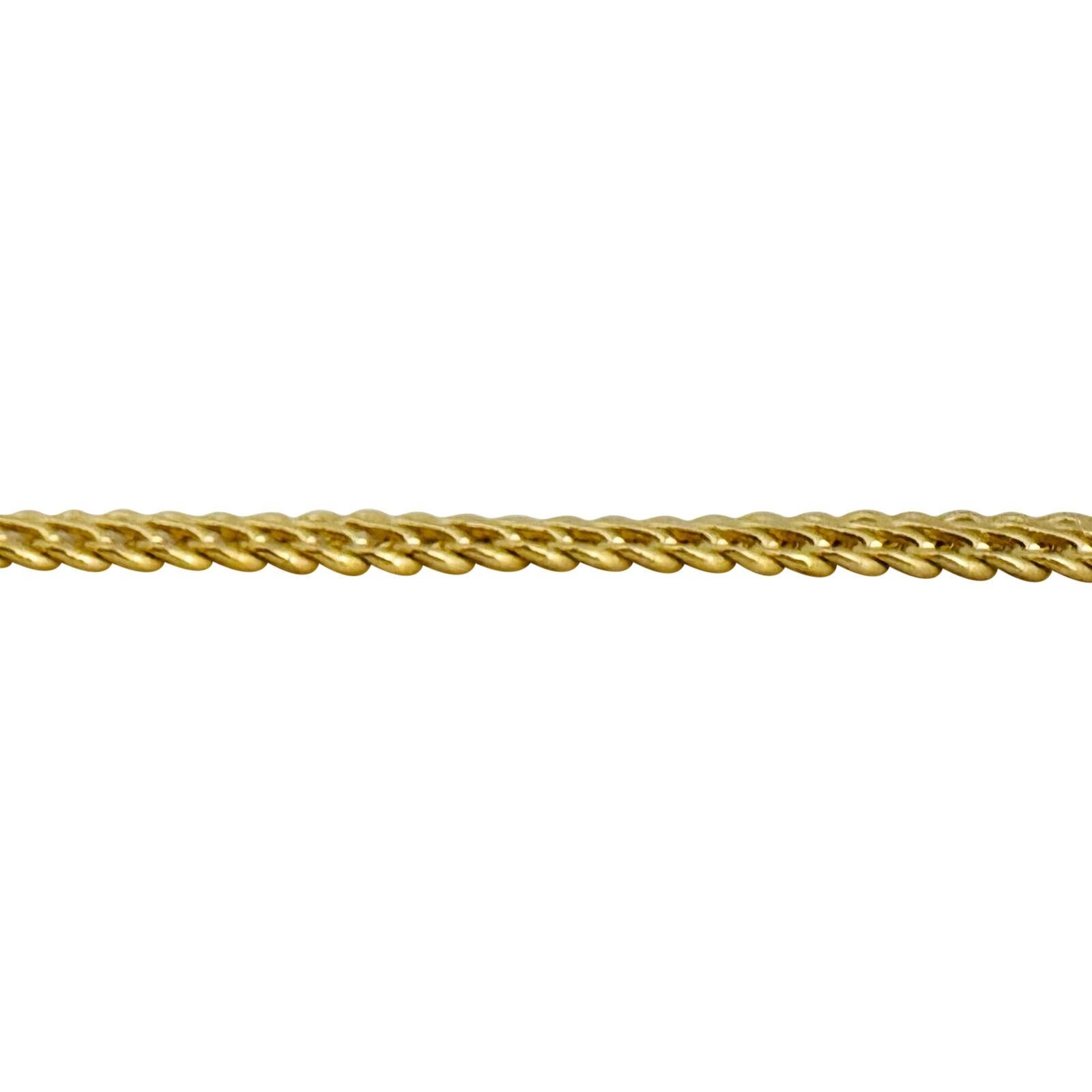 14 Karat Gelbgold Damen Fancy Double Curb Gliederarmband Italien im Zustand „Gut“ in Guilford, CT