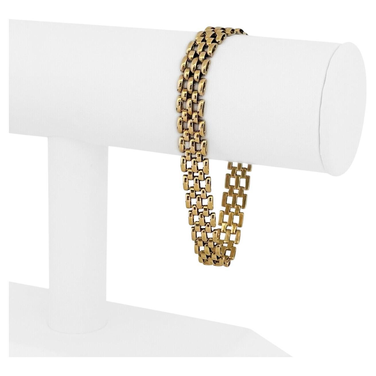 Ladies Yellow Gold Enamel Bracelet Wristwatch For Sale at 1stDibs