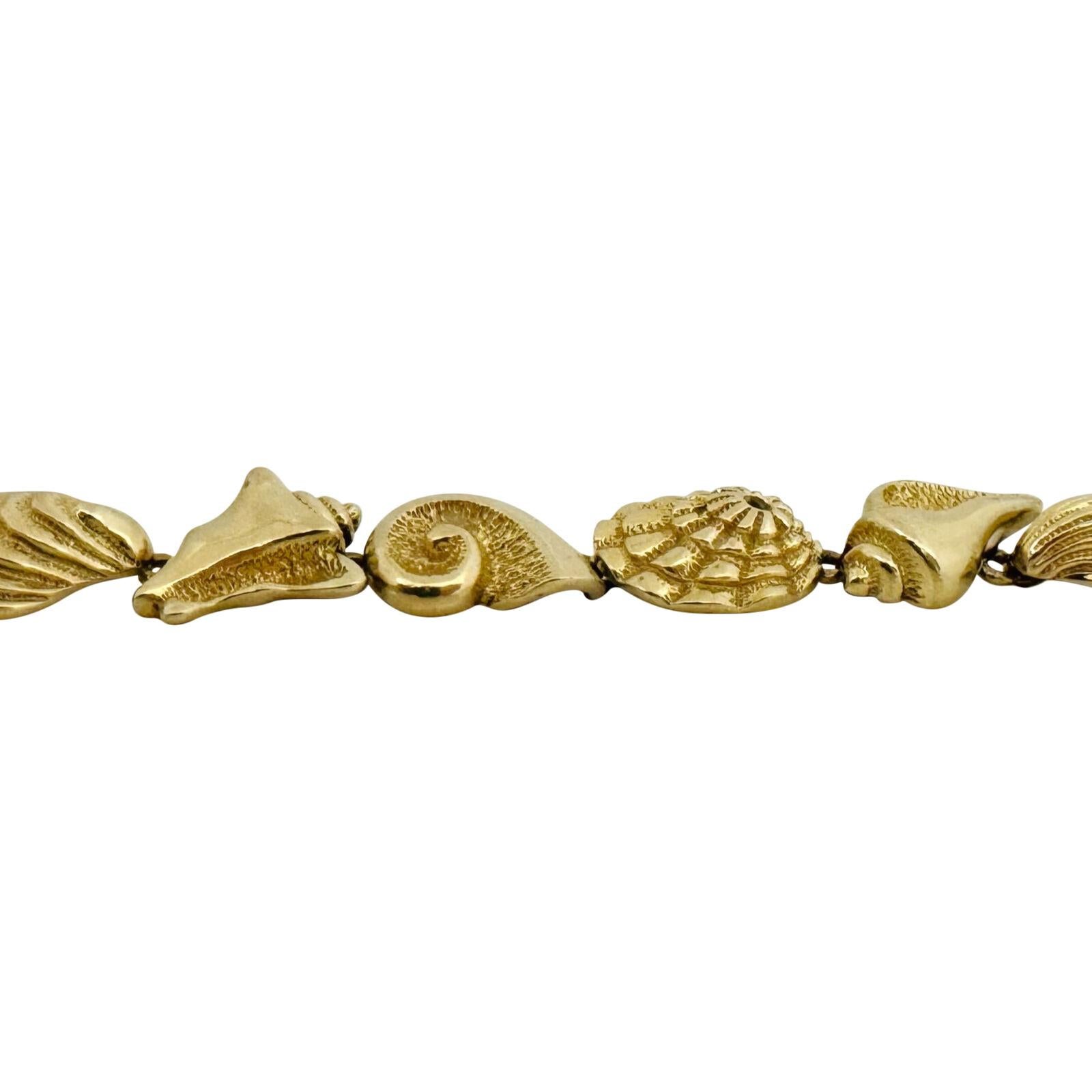 vintage shell bracelet