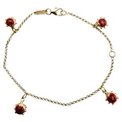 14 Karat Yellow Gold Lady Bug Bracelet #24066 14 Karat Yellow Gold Lady Bug Bracelet #24066
