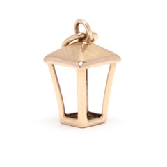 14 Karat Yellow Gold Lantern Charm