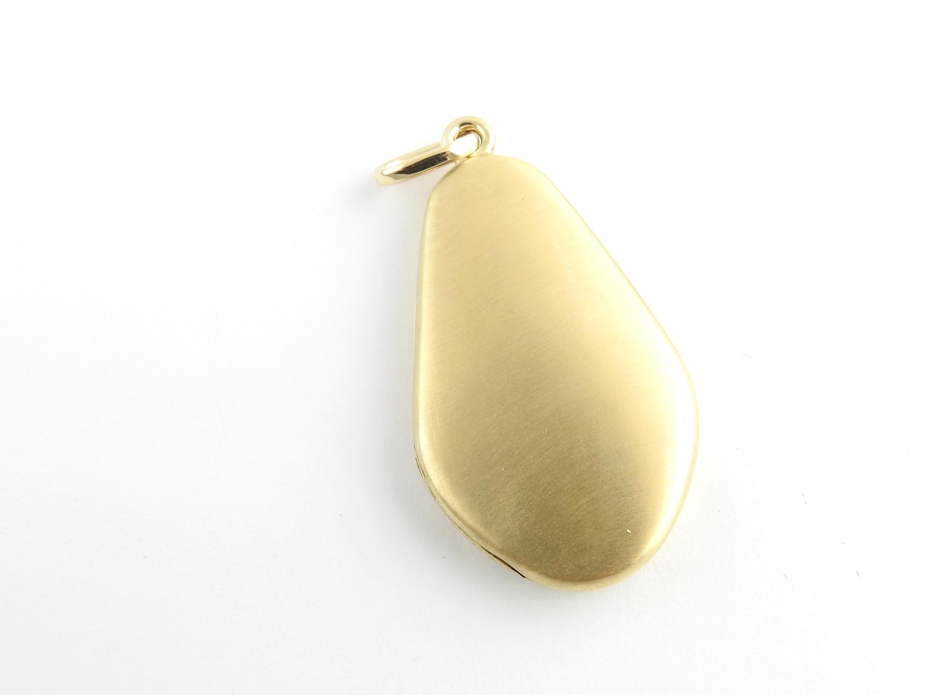 Women's 14 Karat Yellow Gold Large Locket Pendant