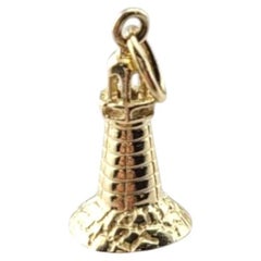 14 Karat Yellow Gold Light House Charm #21266