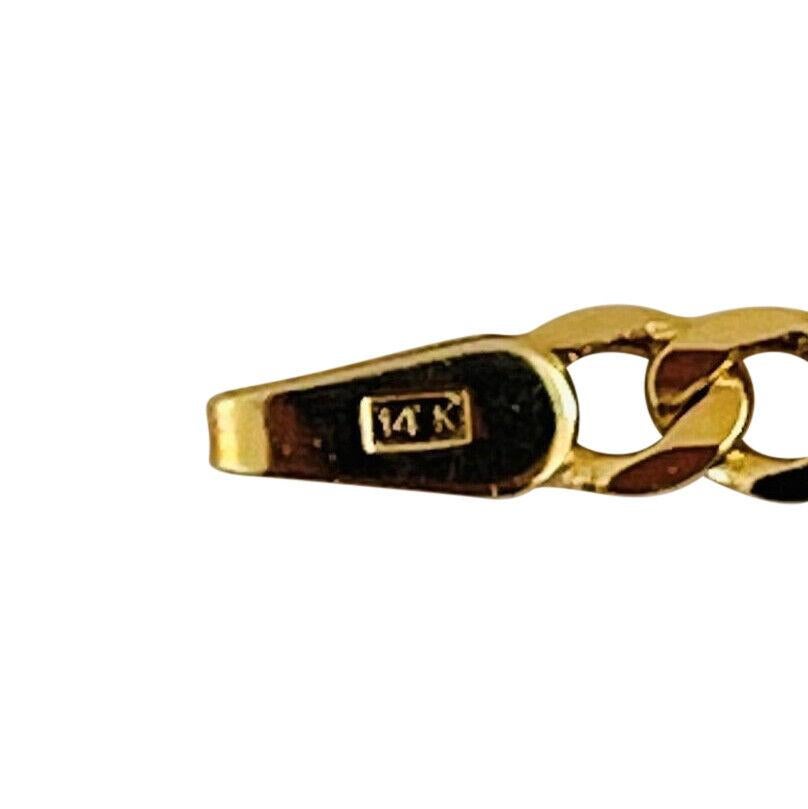UnoAErre Figaro-Gliederkette aus 14 Karat Gelbgold, Italien 4