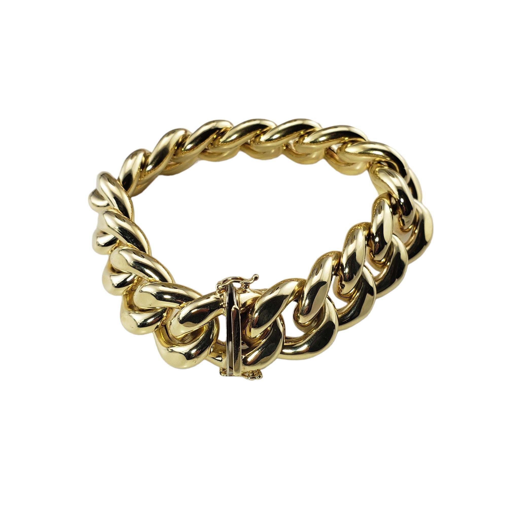 Women's 14 Karat Yellow Gold Link Bracelet #15885