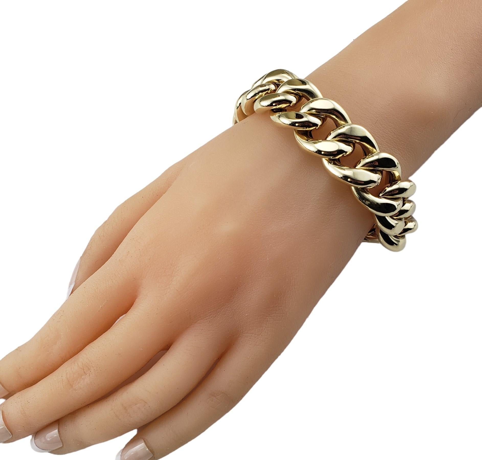14 Karat Yellow Gold Link Bracelet #15885 2