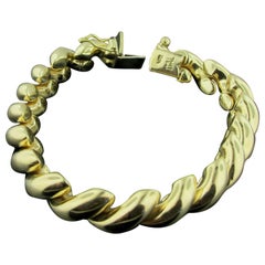 Gliederarmband aus 14 Karat Gelbgold