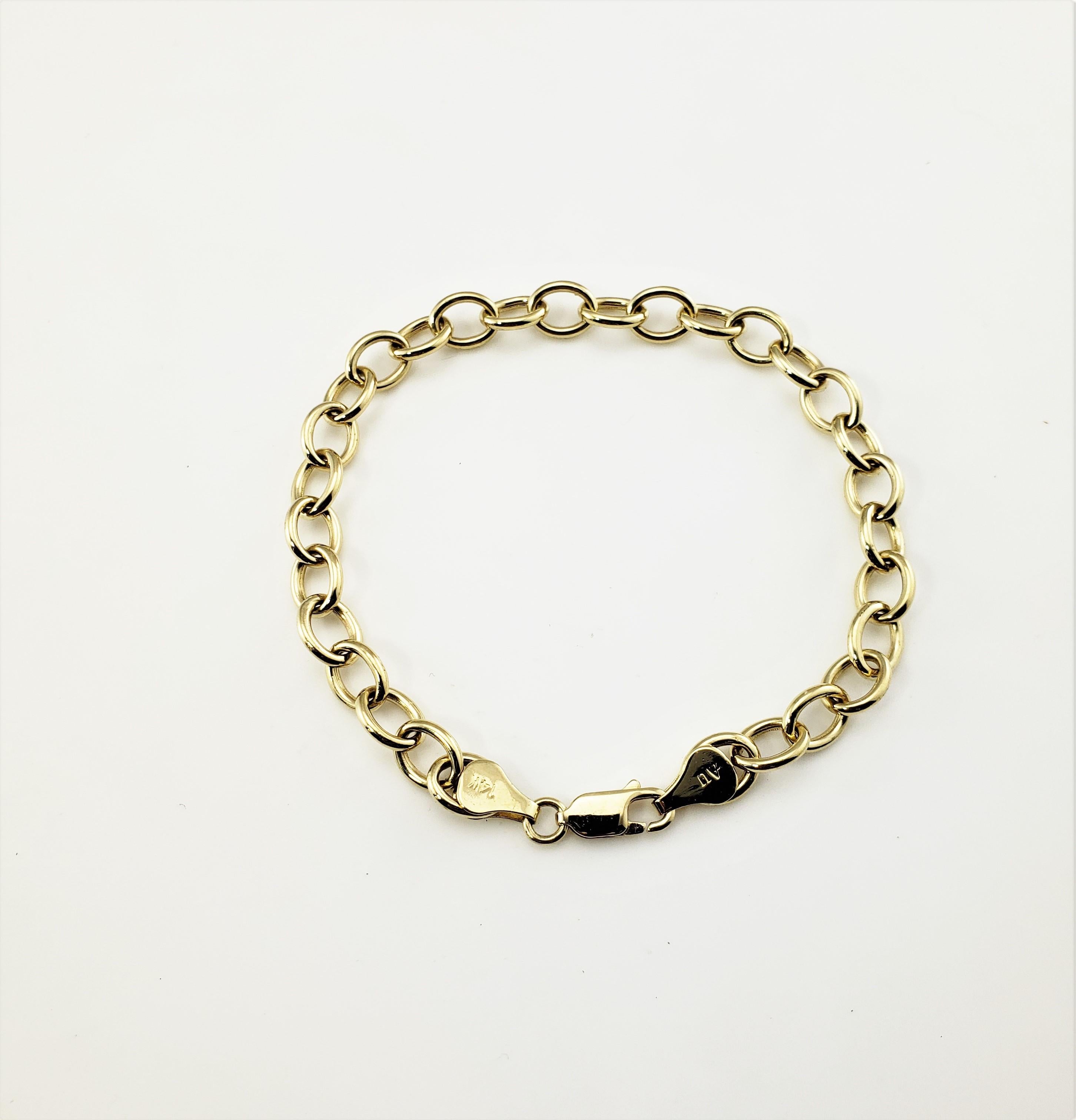 Women's 14 Karat Yellow Gold Link Bracelet