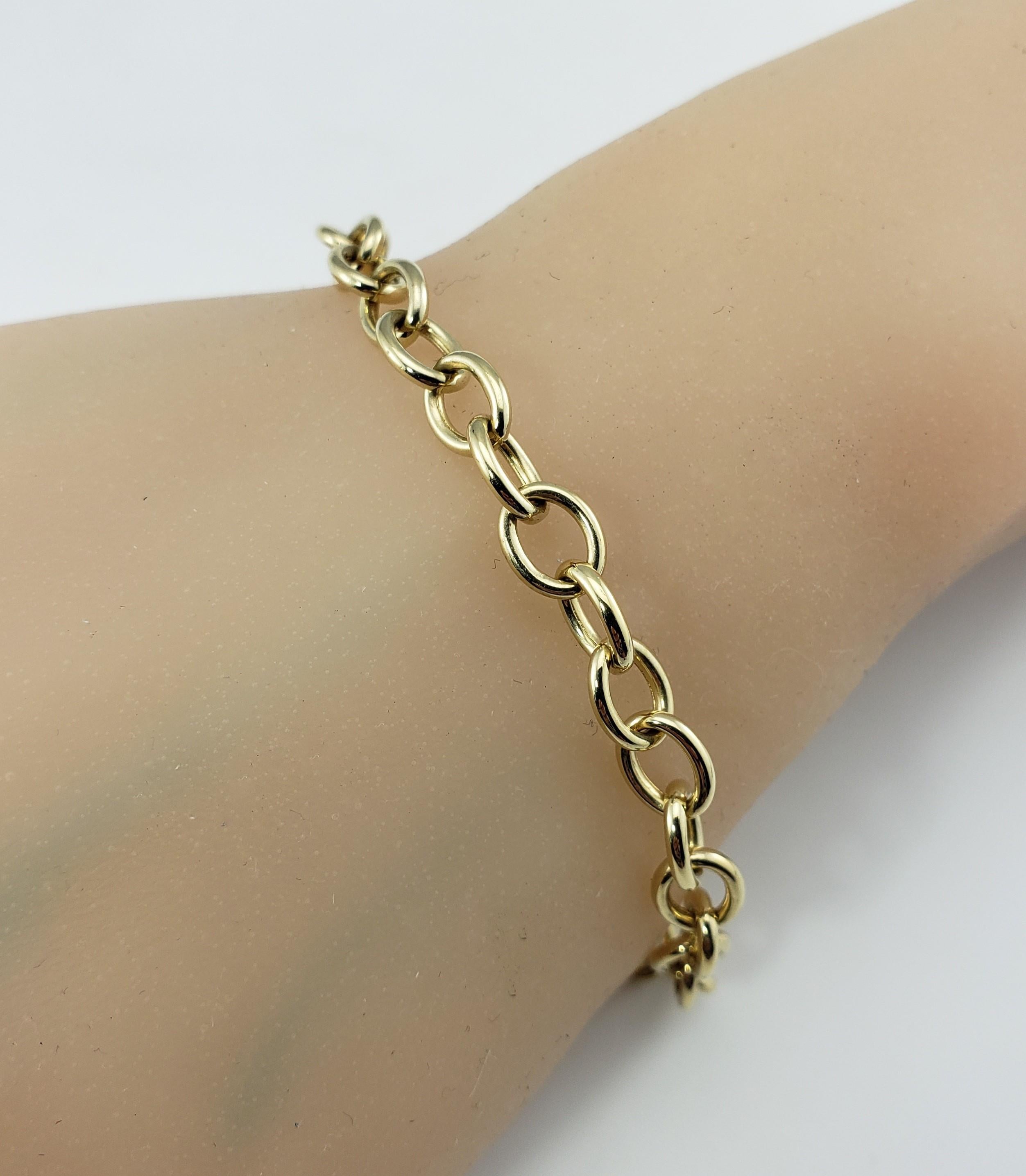 14 Karat Yellow Gold Link Bracelet 3