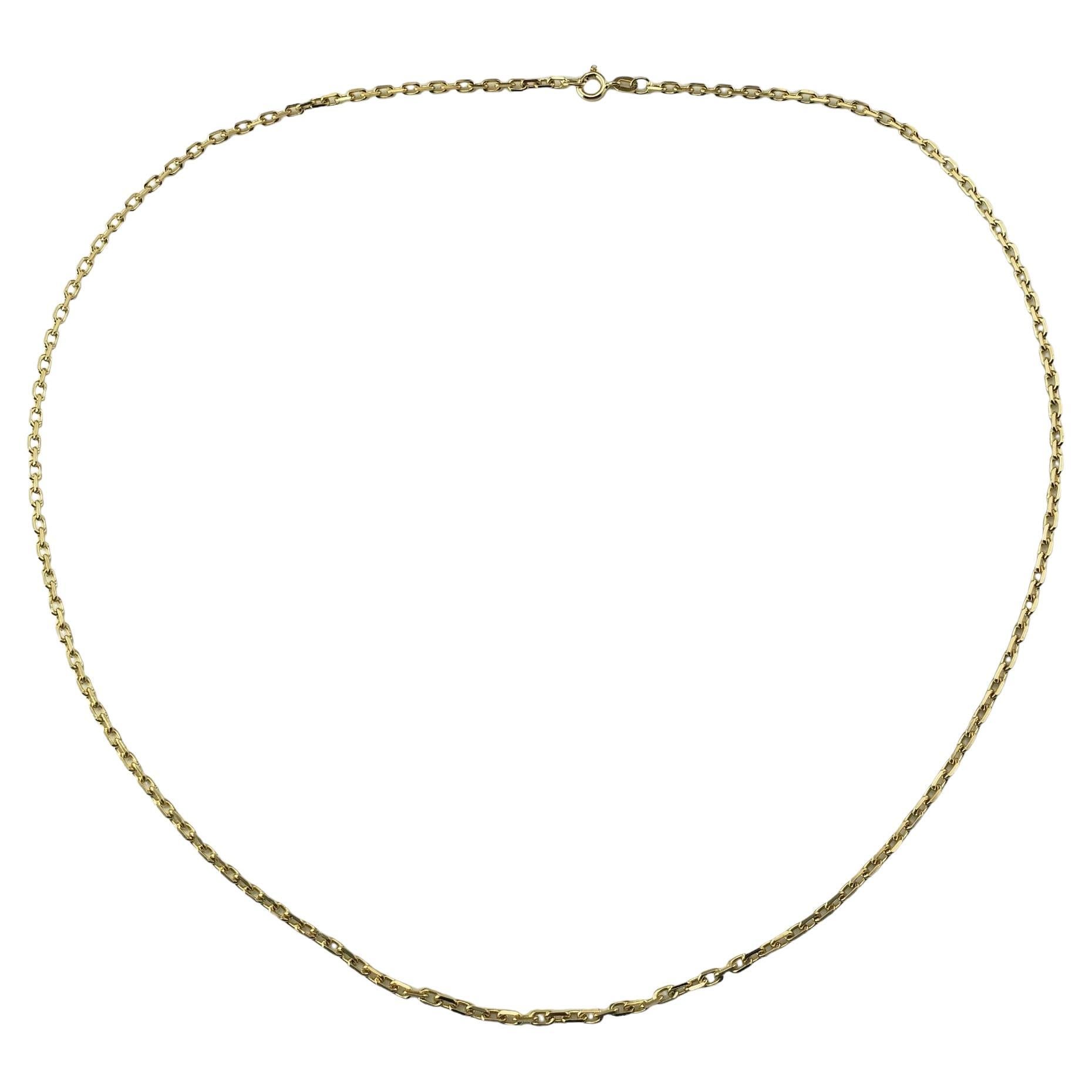 14 Karat Yellow Gold Link Necklace #15605