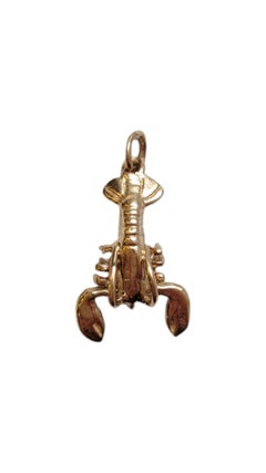 14 Karat Yellow Gold Lobster Charm #20020