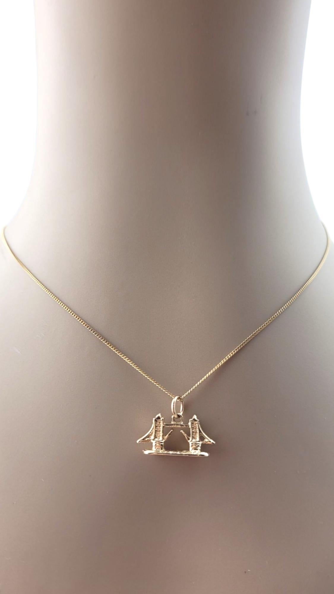 Charm in oro giallo 14 carati London Bridge #21265 in vendita 5