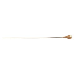 14 Karat Yellow Gold Long Hat Pin #19392