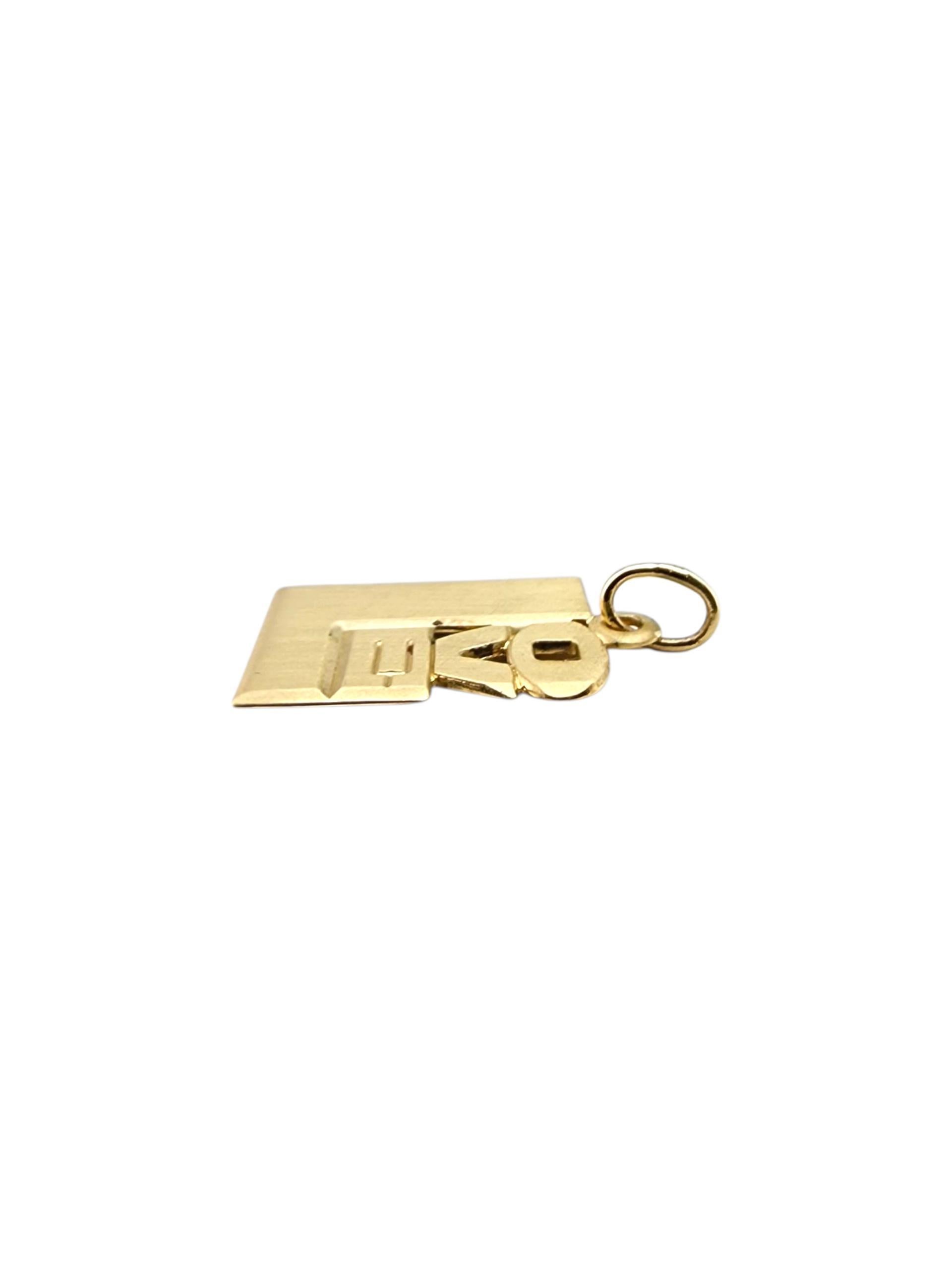 14 Karat Gelbgold 