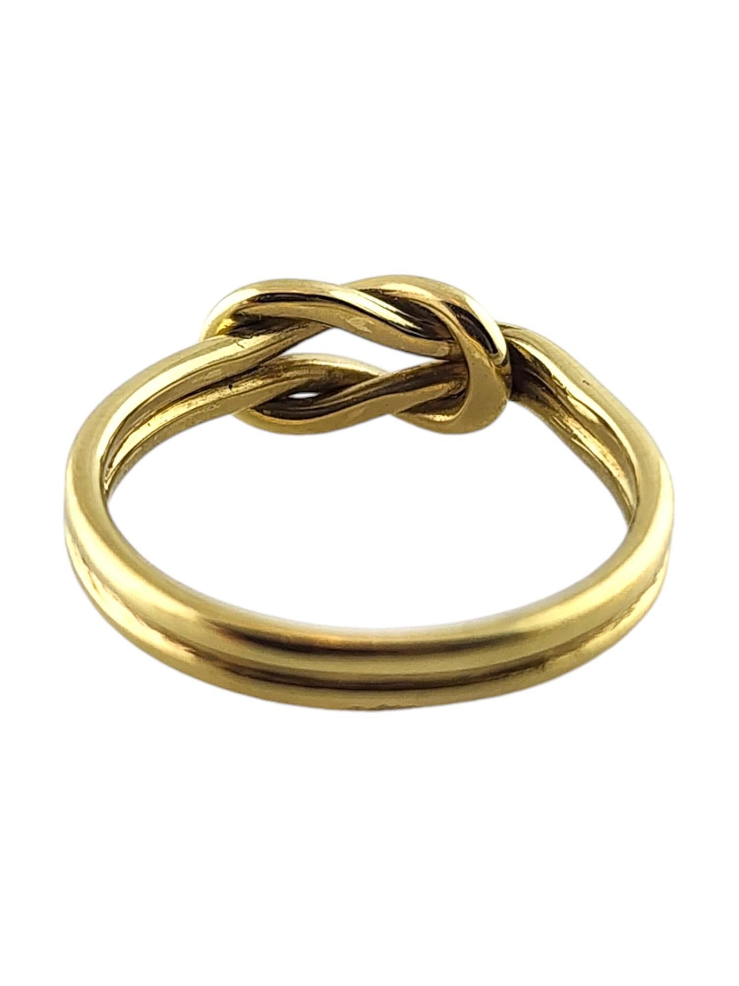 Women's 14 Karat Yellow Gold Love/Friendship Knot Ring Size 5.25 #19291
