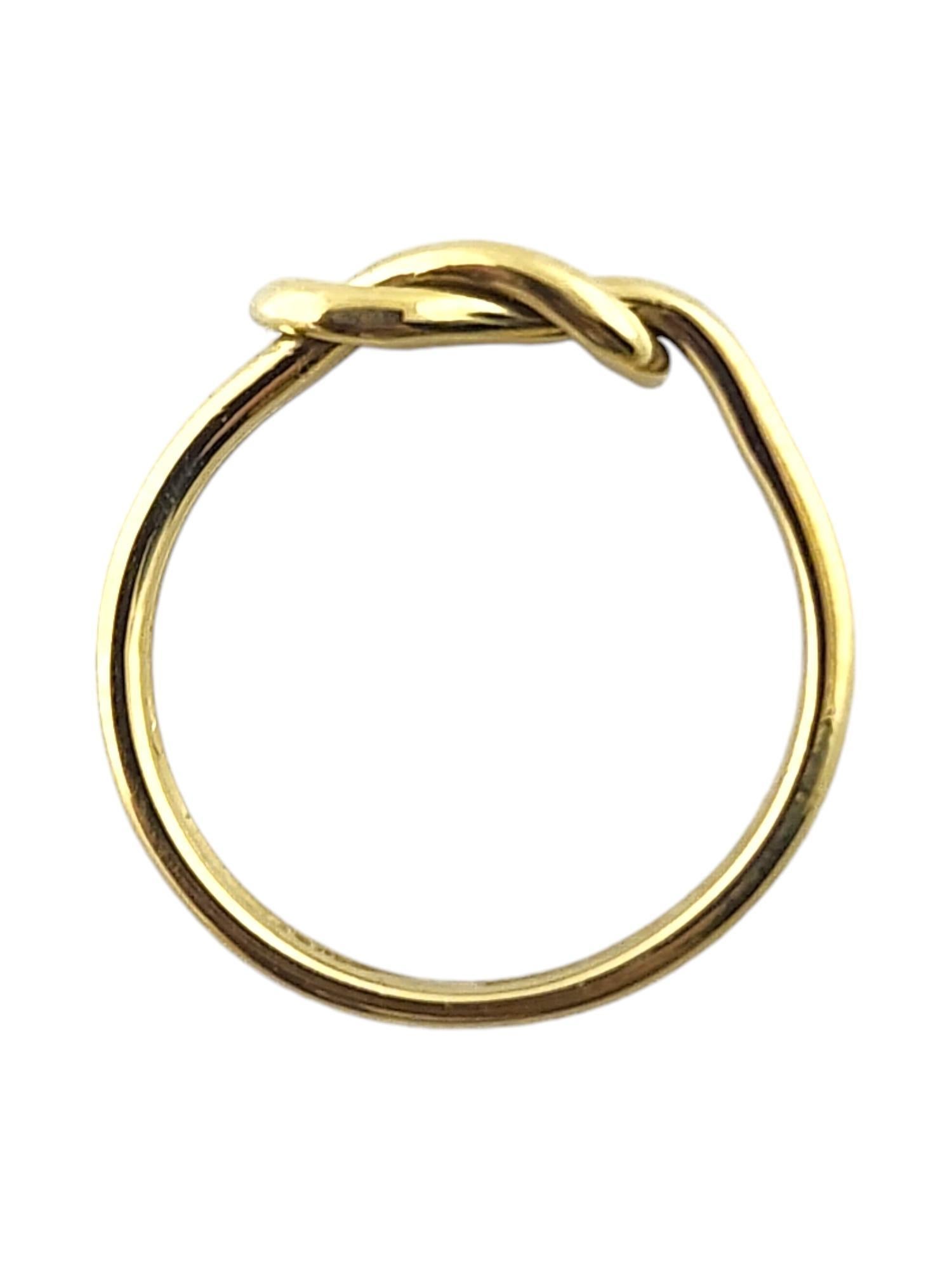 14 Karat Yellow Gold Love/Friendship Knot Ring Size 5.25 #19291 1