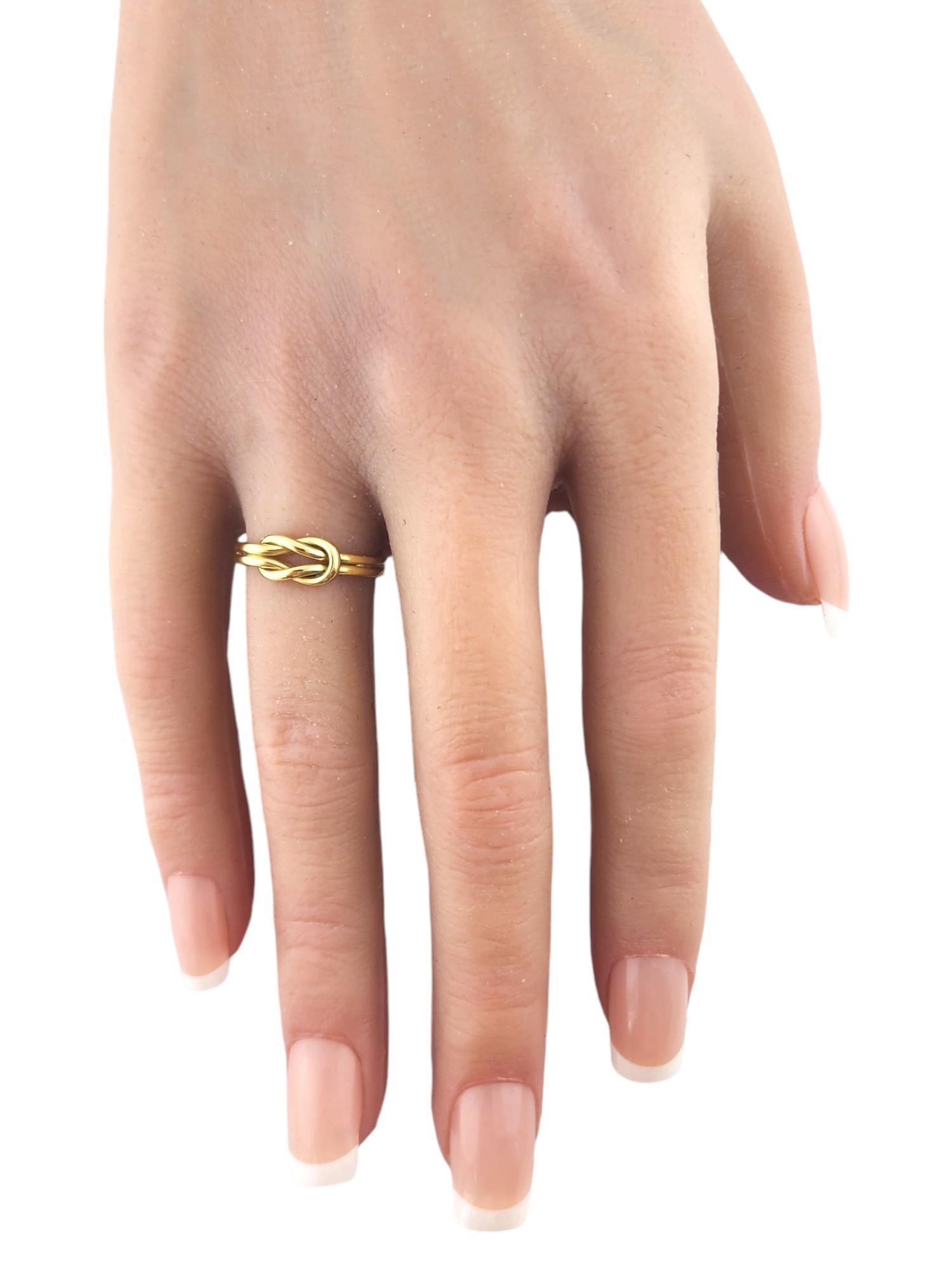 14 Karat Yellow Gold Love/Friendship Knot Ring Size 5.25 #19291 2