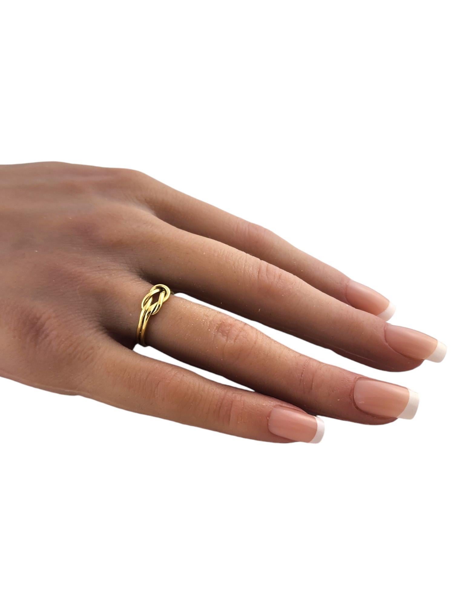 14 Karat Yellow Gold Love/Friendship Knot Ring Size 5.25 #19291 3