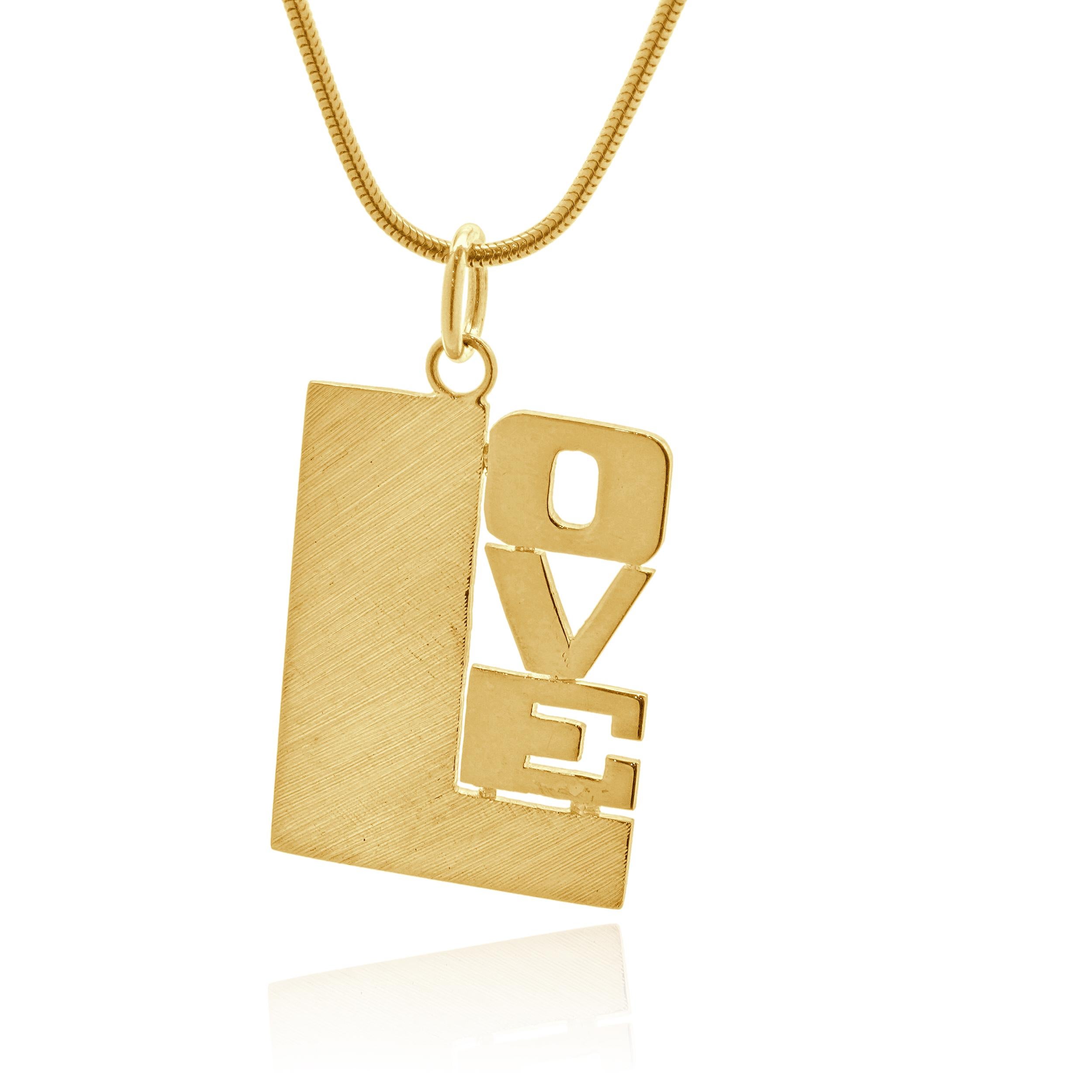 Designer: custom design
Material: 14K yellow gold
Weight: 9.80 grams
Dimensions: necklace measures 18