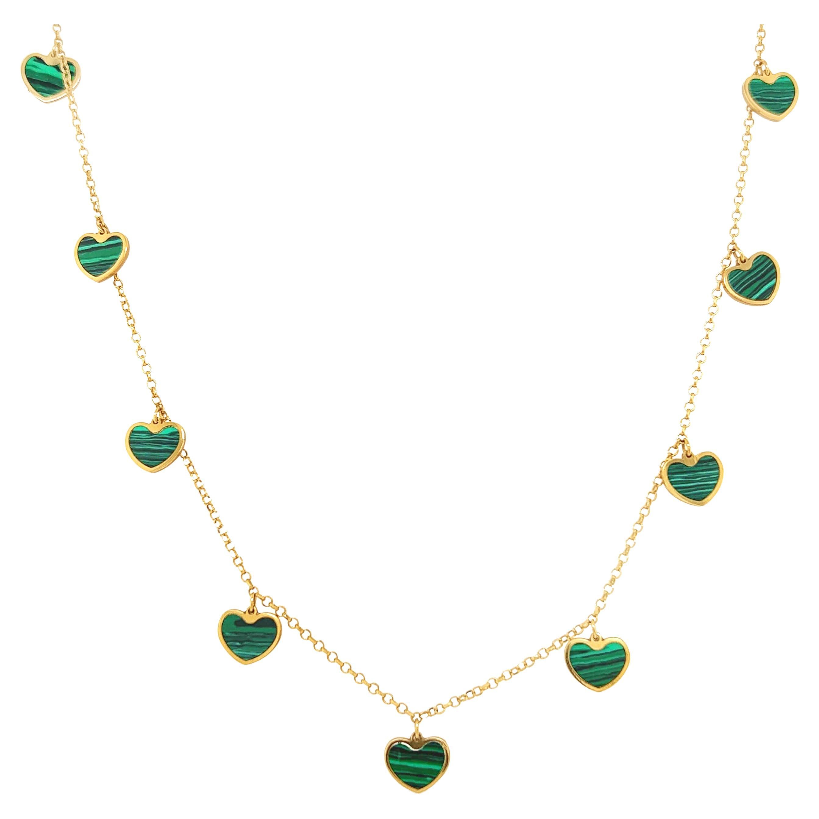 Many of our items include UK VAT at 20%. This means we may be able to remove this when you are purchasing from outside of the UK. Please message us if you would like to know about a specific item.
Material: 14ct Yellow Gold
Gemstone: Malachite
Total