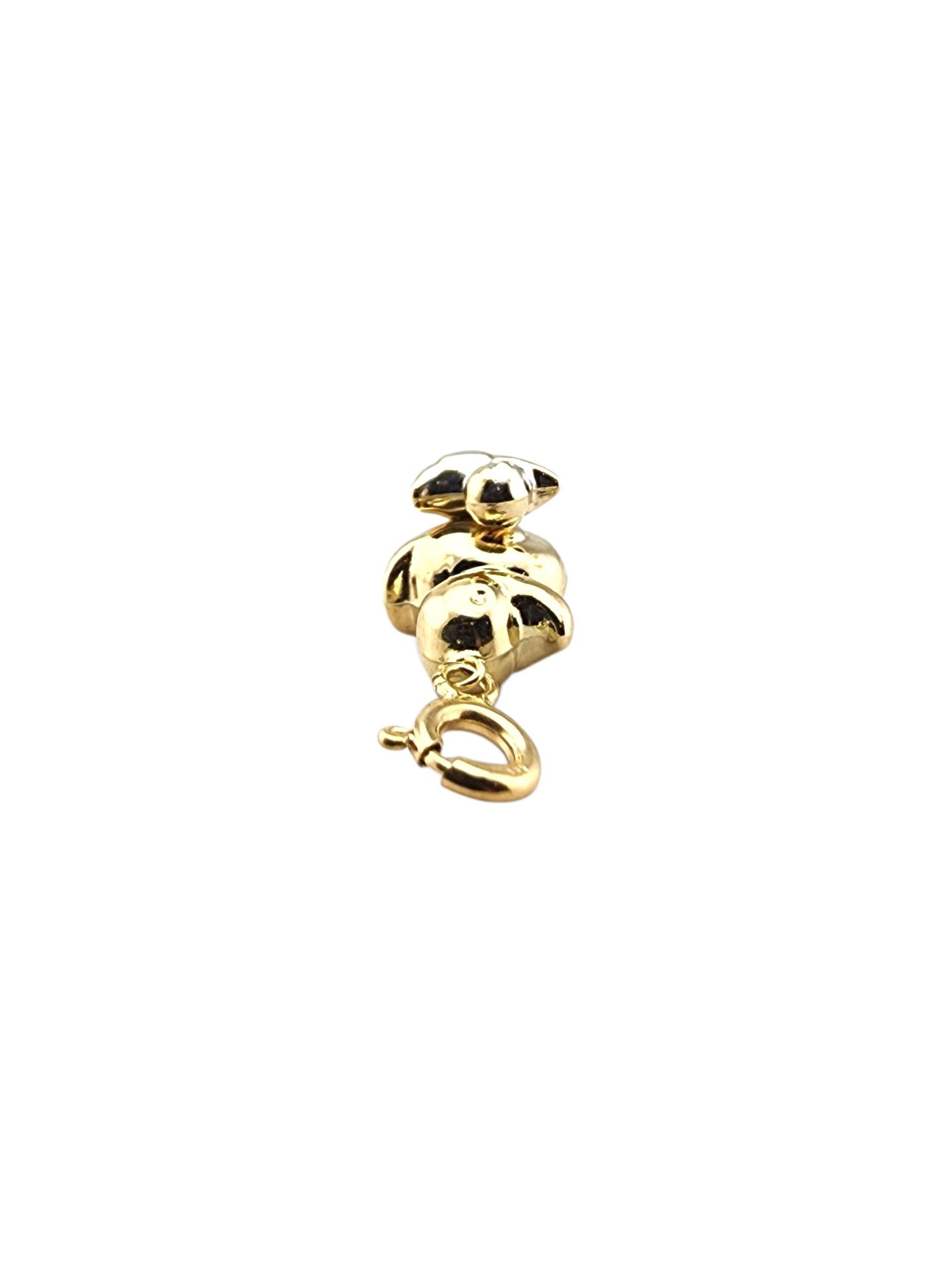 Donna Charm in oro giallo 14 carati con mamma e bambino d'anatra #23267 in vendita