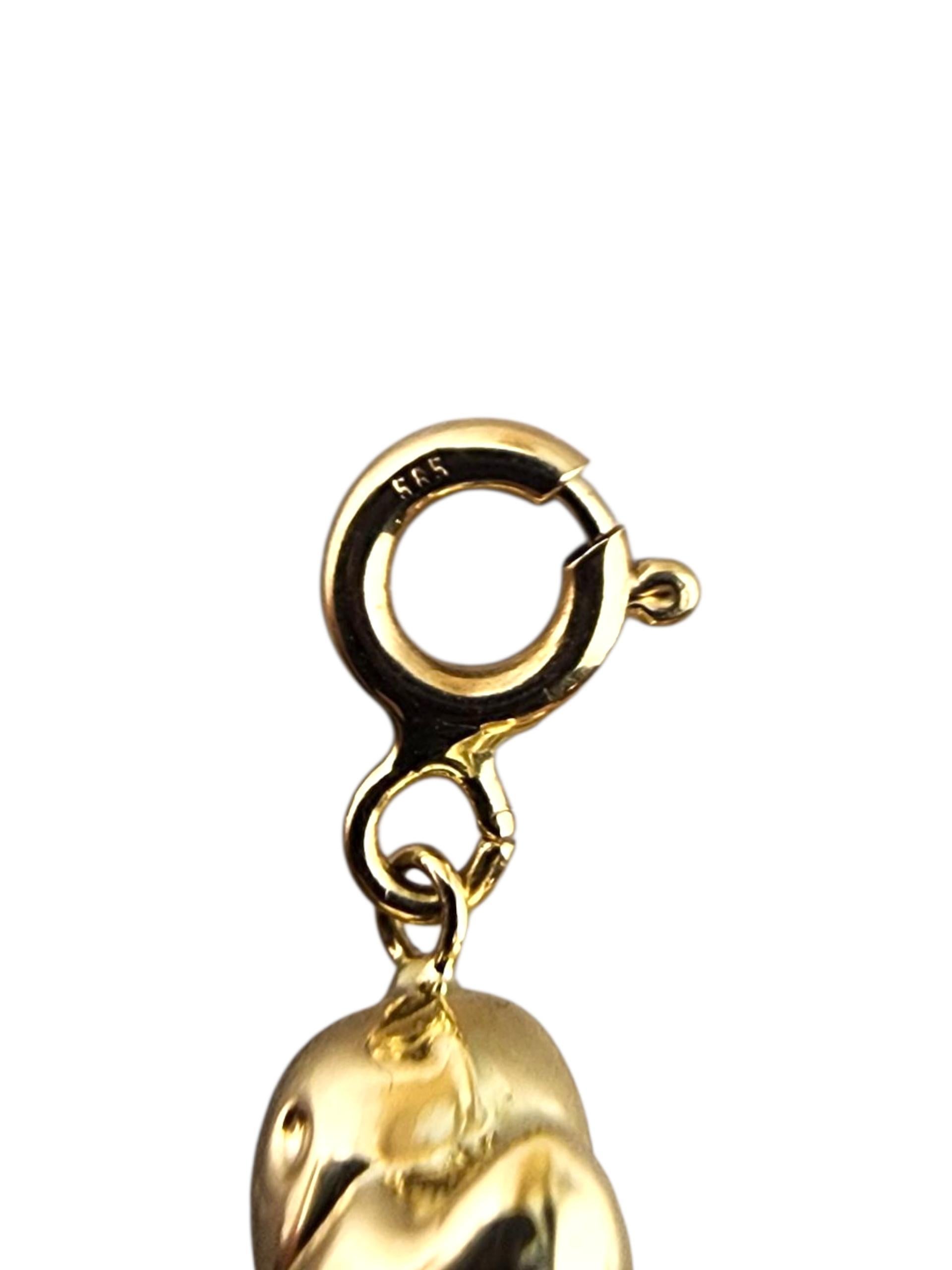 Charm in oro giallo 14 carati con mamma e bambino d'anatra #23267 in vendita 2