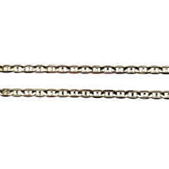 14 Karat Yellow Gold Mariner Link Necklace #15580