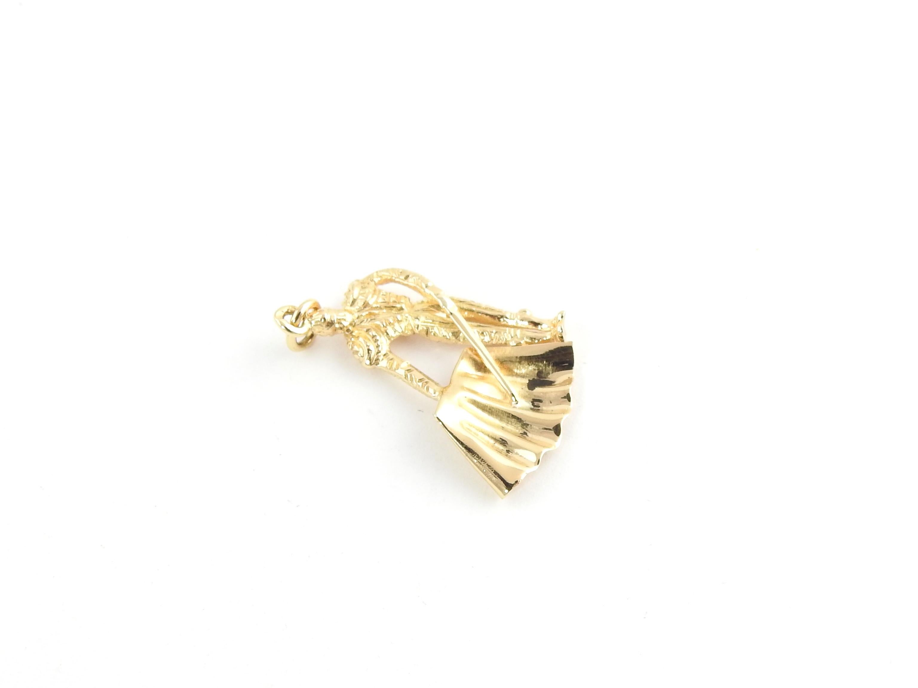 14 Karat Yellow Gold Matador Charm 1