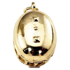 14 Karat Yellow Gold Mechanical Mormon Tabernacle Charm