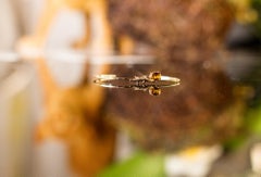 Bracciale Mesopotamico in oro giallo con zaffiro giallo naturale ovale
