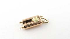 14 Karat Yellow Gold Mezuzah Charm
