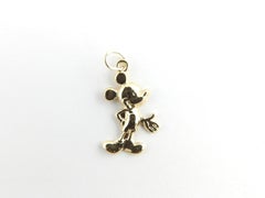14 Karat Yellow Gold Mickey Mouse Charm