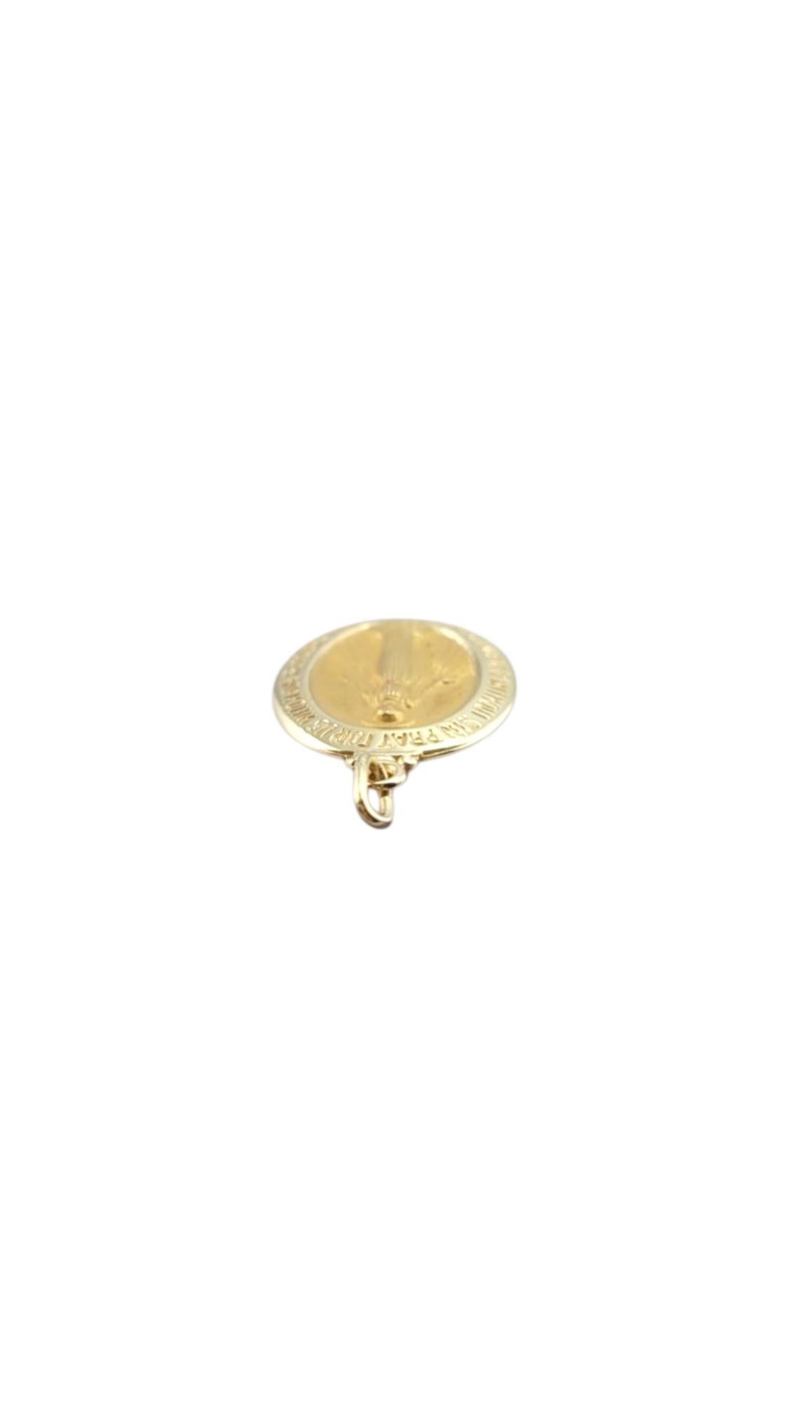 Ciondolo Medaglia Miracolosa in oro giallo 14 carati #22262 in vendita 2