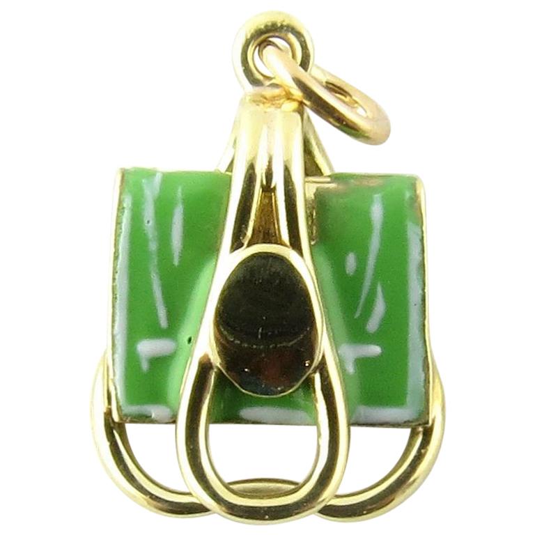 14 Karat Yellow Gold Money Clip Charm at 1stDibs
