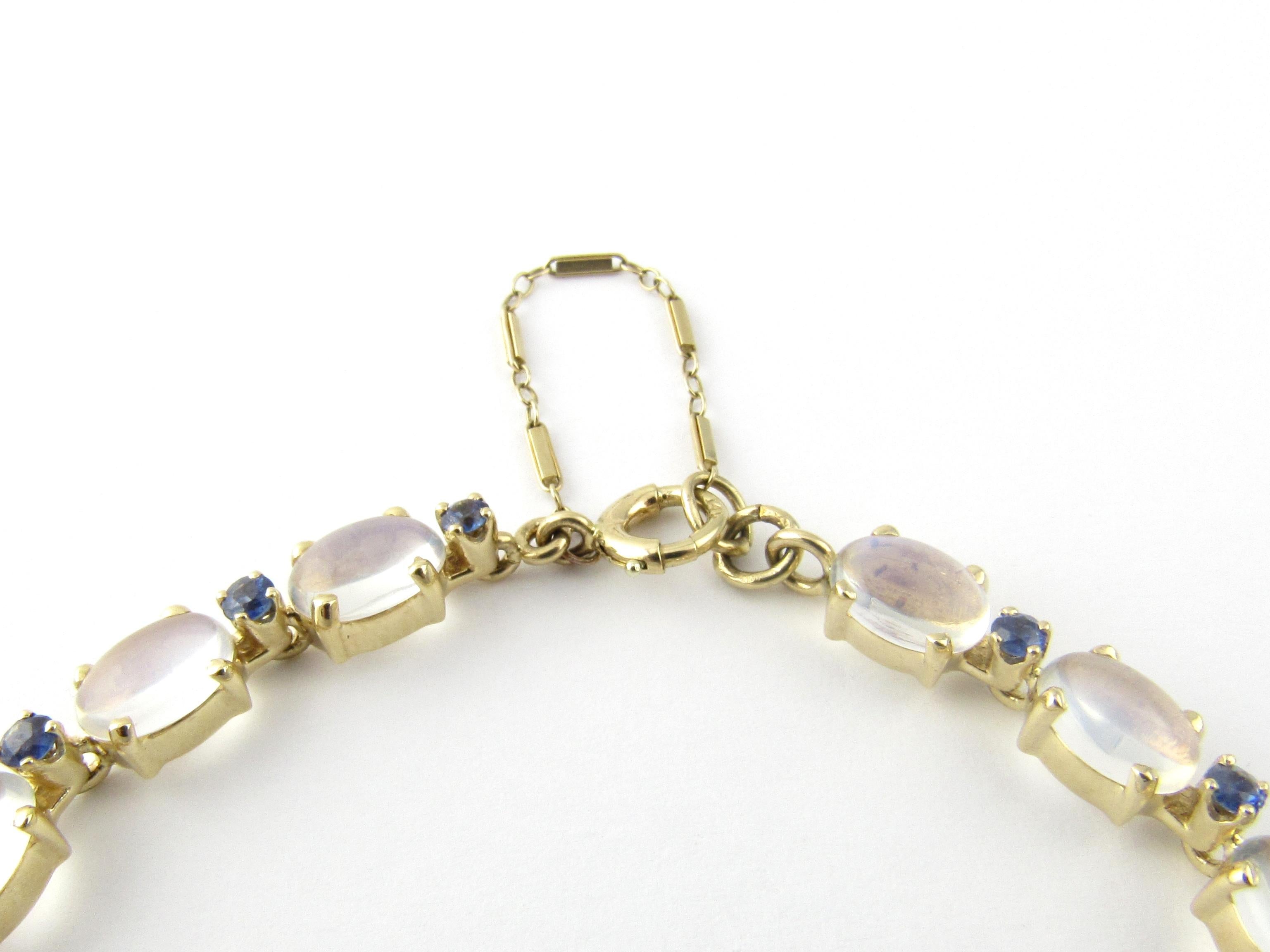 yellow gold moonstone bracelet