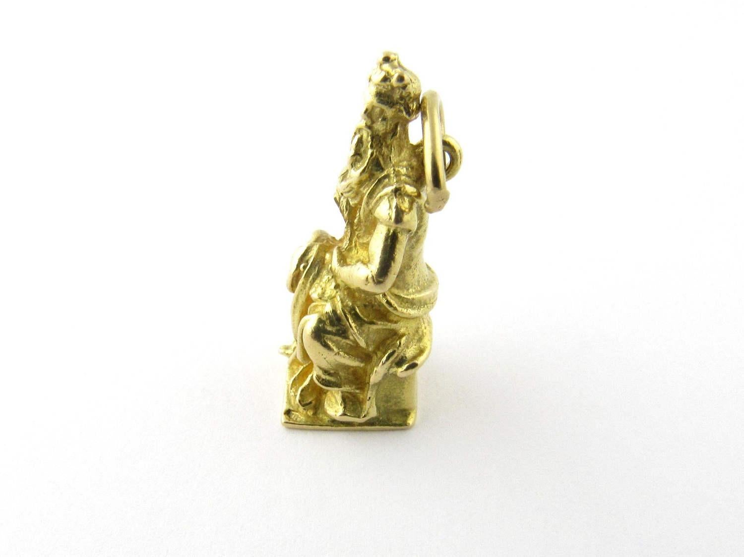 gold moses pendant