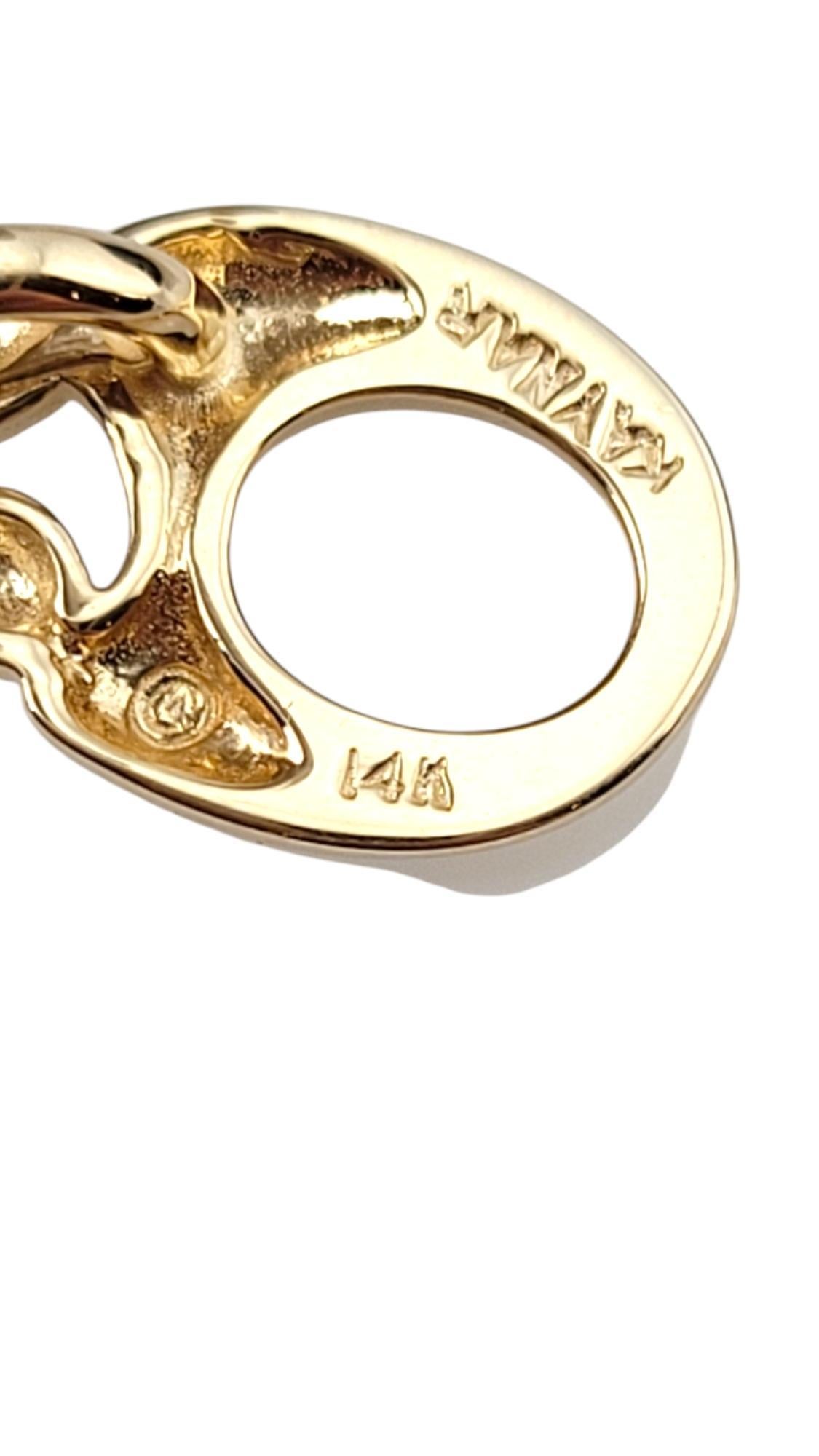 14 Karat Yellow Gold Mother and Child Necklace #20737 2