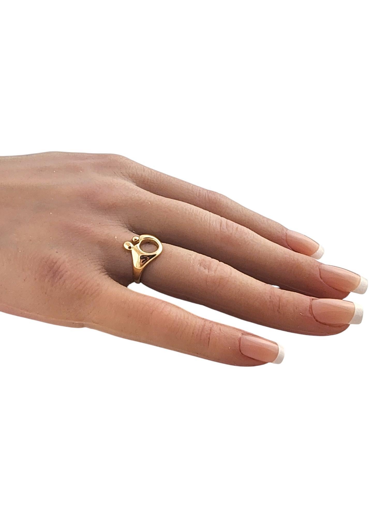 14 Karat Yellow Gold Mother & Child Ring Size 4 #19370 3