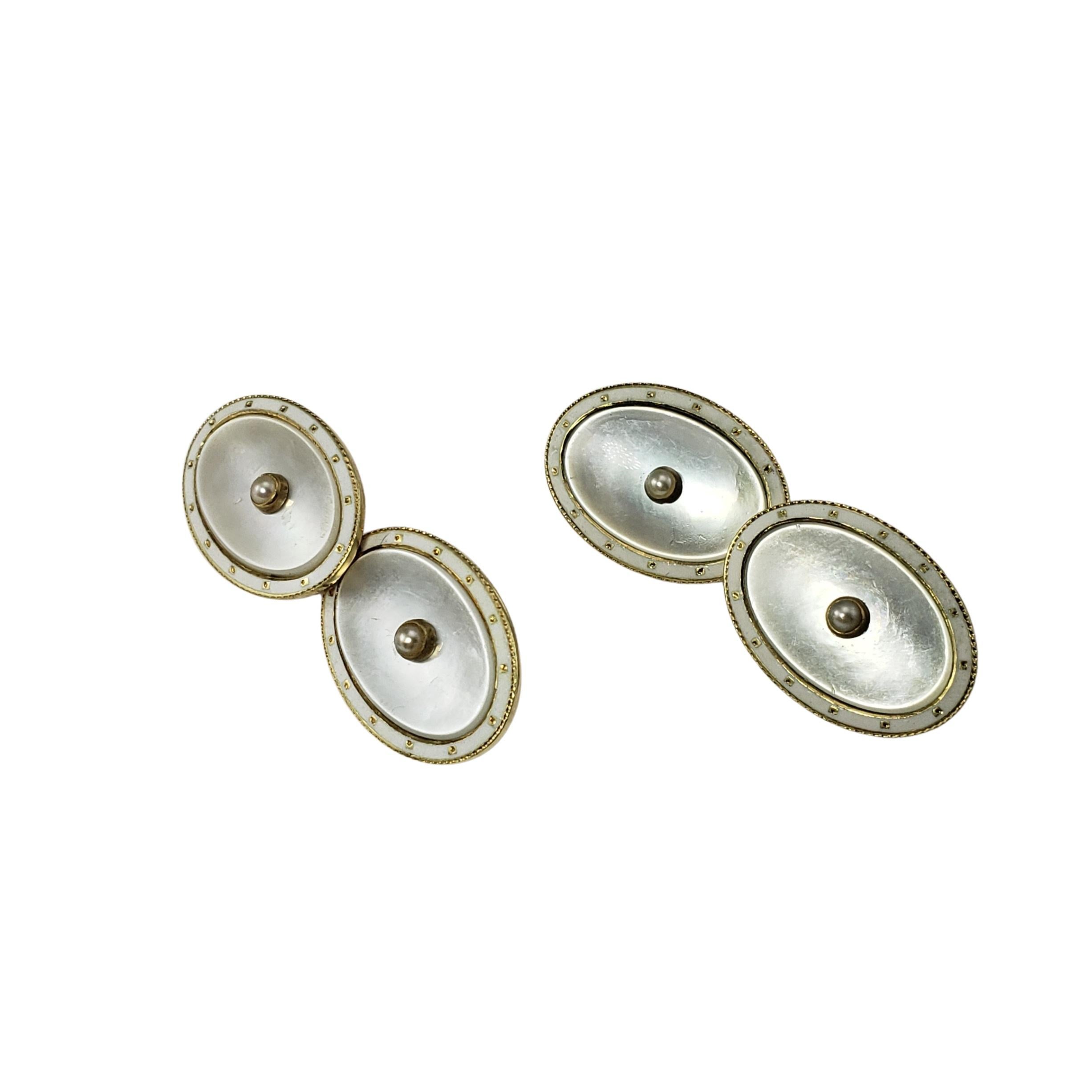 mother of pearl cufflinks