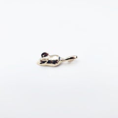 14 Karat Yellow Gold Mouse Charm