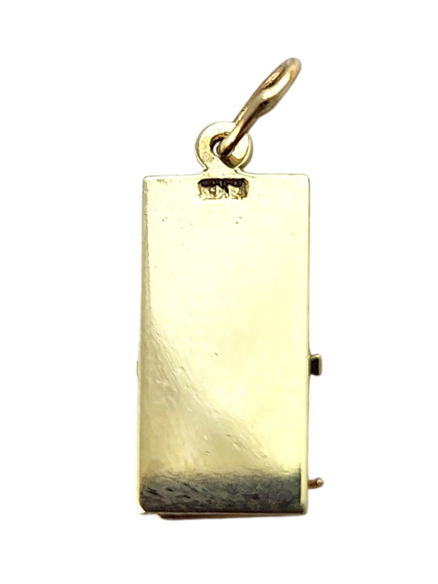 14 Karat Yellow Gold Mouse Trap Charm #18788 2