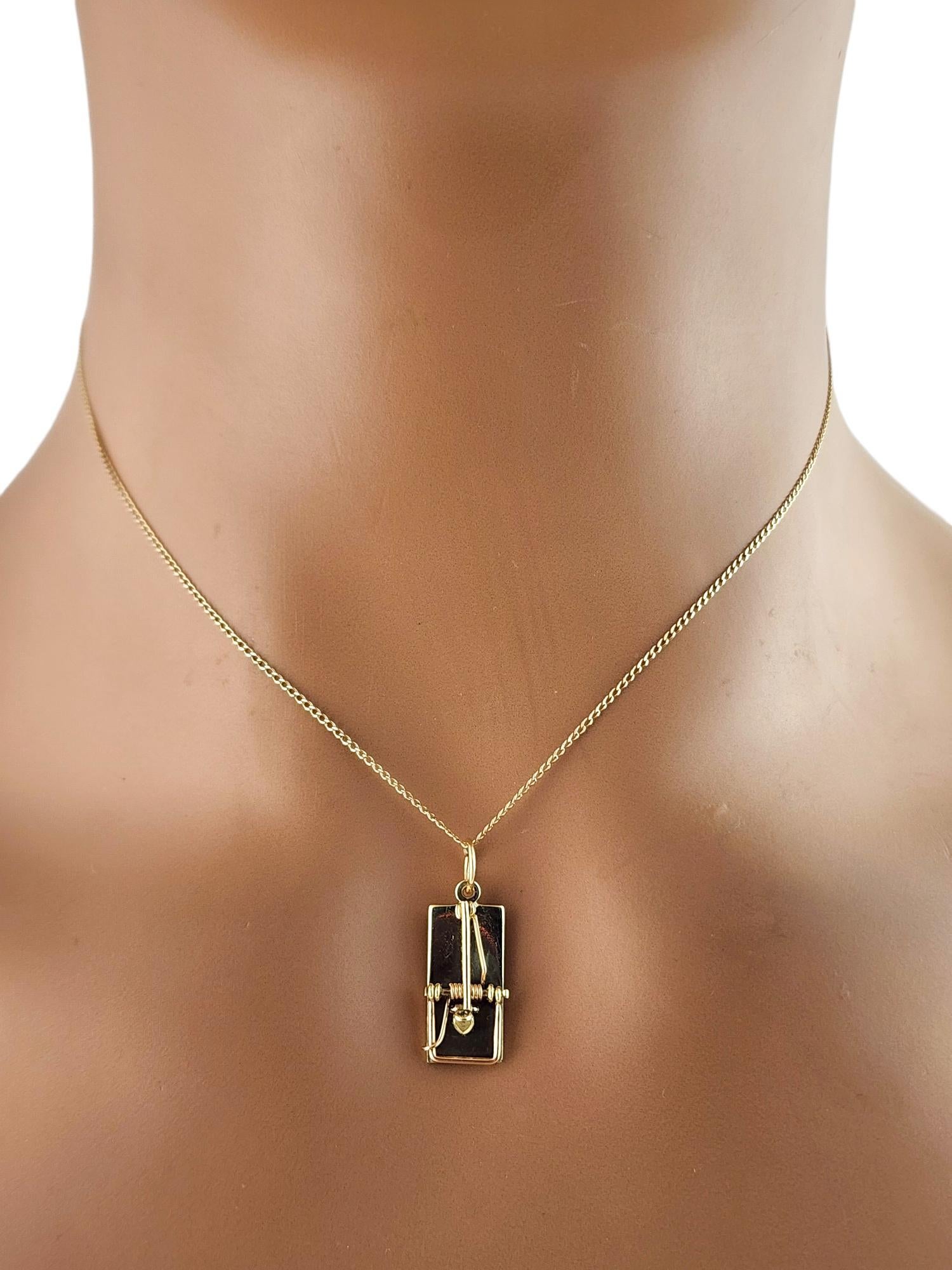 14 Karat Yellow Gold Mouse Trap Charm #18788 5