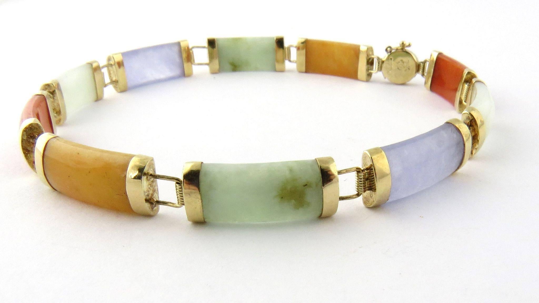 multi color jade bangle