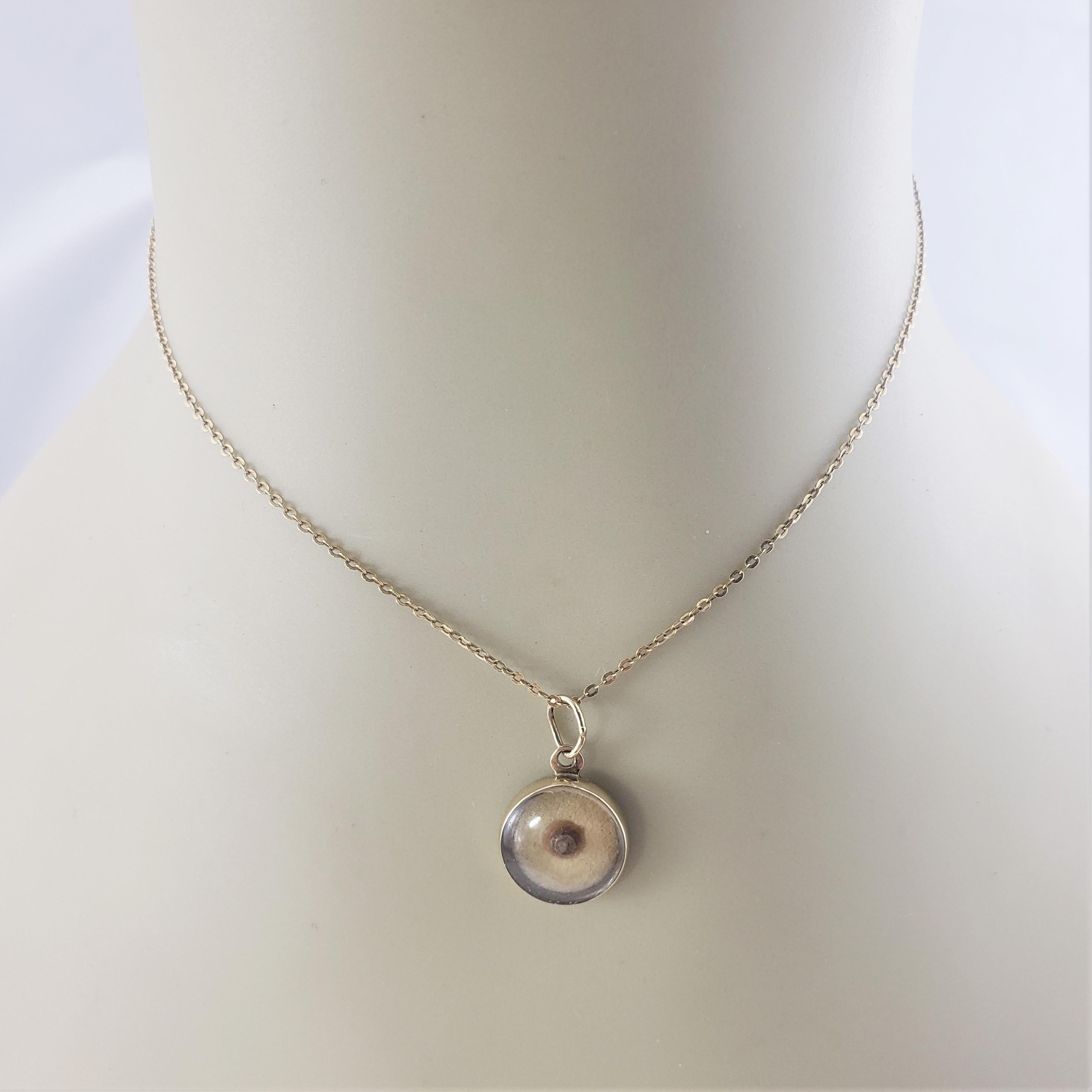 Women's 14 Karat Yellow Gold Mustard Seed Charm